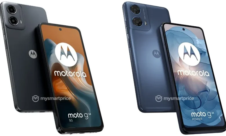 Featured image for Moto G24 Power, Moto G34 spotted in leaked renders and video